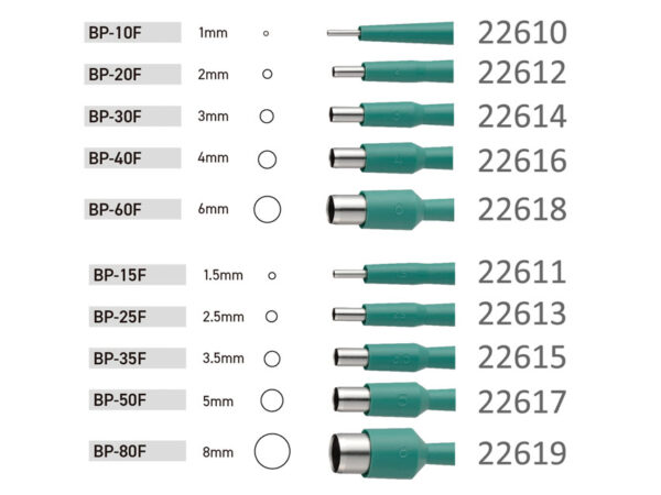 CURETTE BIOPSIA-PUNCH KAI CURETTE BIOPSIA-PUNCH KAI senza otturatore - diametro 1 mm - CF 20