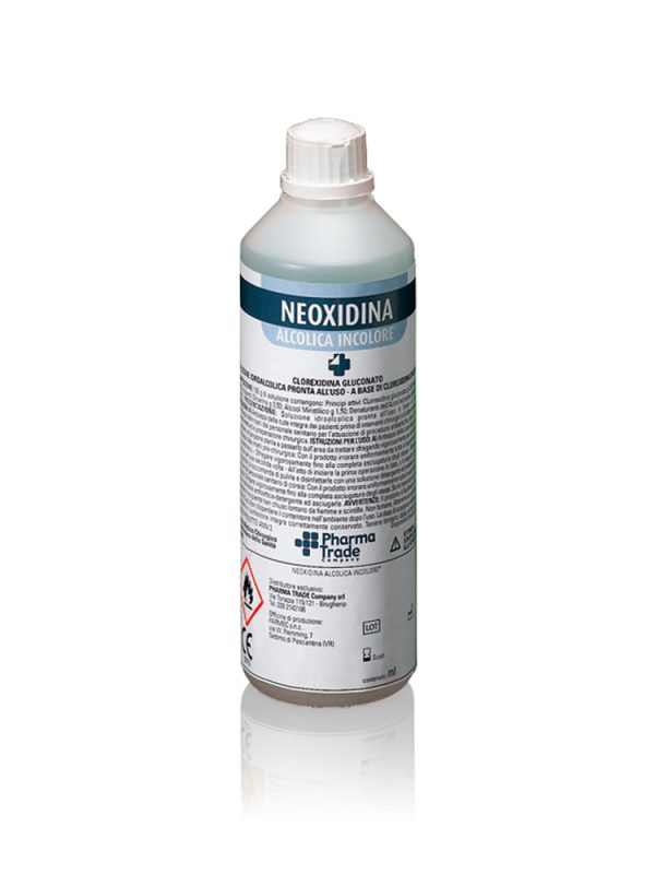 NEOXIDINA ALCOLICA INCOLORE-500 ML NEOXIDINA ALCOLICA INCOLORE FLACONE 500 ML - TORINOMED