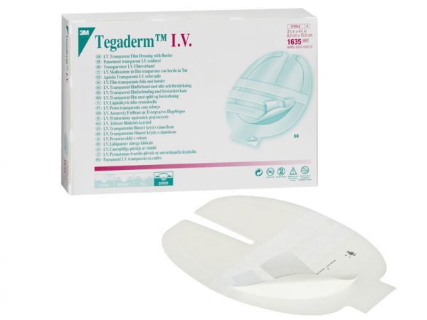 34946_c Medicazione 3M TEGADERM™ IV STRIPS - 8.5 x 10.5 cm. - sterile - per linee centrali - cf. 50 pz.