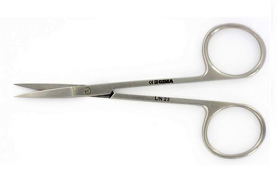 TORINOMED - FORBICINE IRIS IN ACCIAIO INOX rette - 11 cm.
