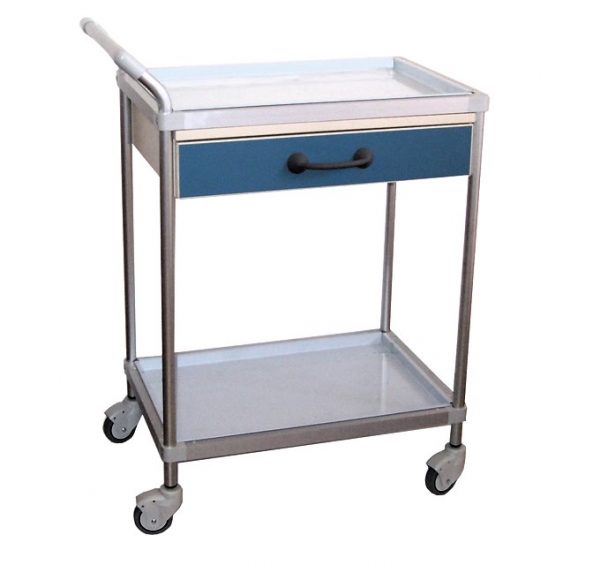27461 CARRELLO DELUXE con cassetto Dimensioni: 65 x 45 x h. 80 cm. Dimensioni cassetto: est. 58 x 40 x h. 10,5 cm., int. 51,5 x 38,5 x h. 8,5 cm.
