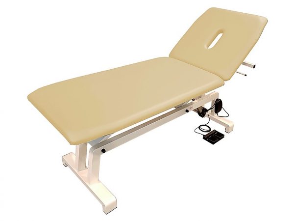 27634 TORINOMED - LETTINO GIMA ELETTRICO REGOLABILE IN ALTEZZA - colore CREMA/BEIGE Lettino visita e trattamenti, robusto ed estremamente stabile.