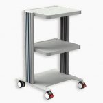 27880 Carrello EASY - 2 ripiani 40 x 36 cm. + base