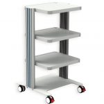 27881 Carrello EASY - 3 ripiani 40 x 36 cm. + base