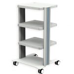 27881_c Carrello EASY - 3 ripiani 40 x 36 cm. + base