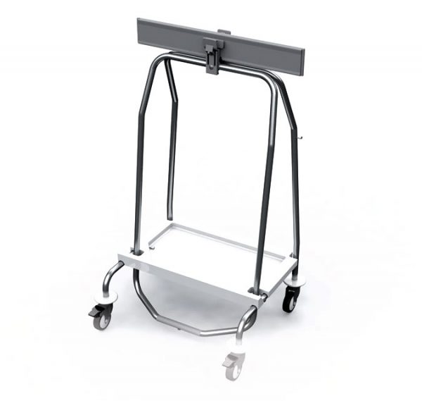 Carrello ideale per trasportare un sacco da 70 litri (non incluso).