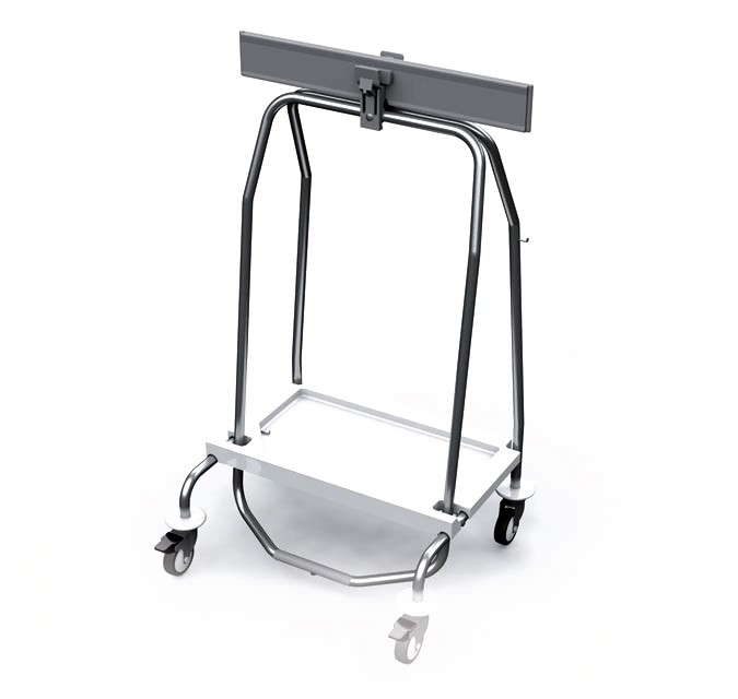45900 Carrello ideale per trasportare un sacco da 70 litri (non incluso).