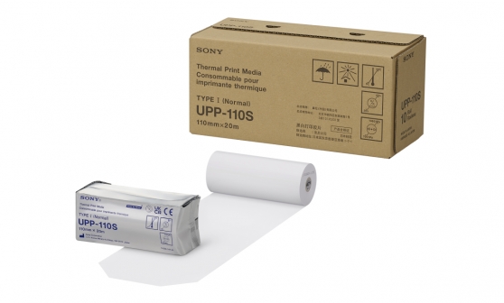 SONY 110S Rotolo carta termica Sony UPP 110 S - rotolo H. 110 mm. x 20 mt. - conf da 10 rotoli ( €. 7.50 CAD.)