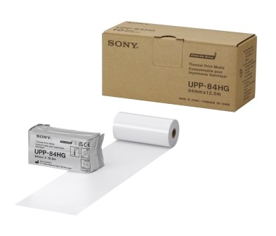Rotoli carta termica Sony UPP 84HG - rotolo f.to 84 mm. x 12,5 mt. - conf. 10 rotoli (€. 11,90 cad.)