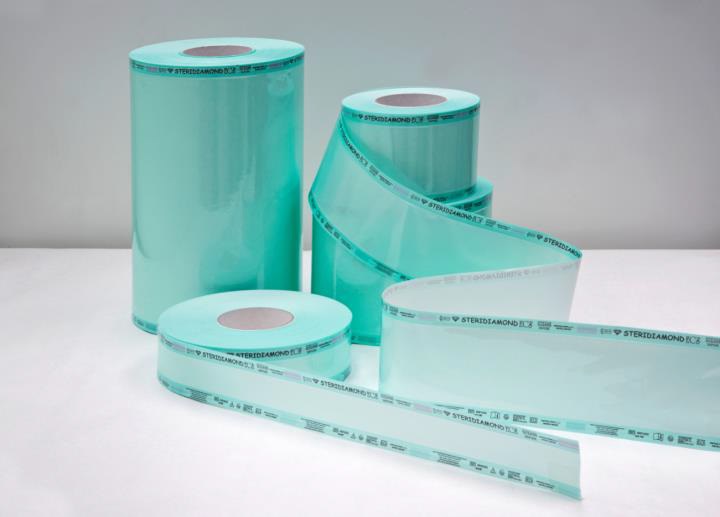 ROTOLO STERILIZZAZIONE ECS Rotolo piatto per sterilizzazione in autoclave “STERIDIAMOND” - ECS - TORINOMED