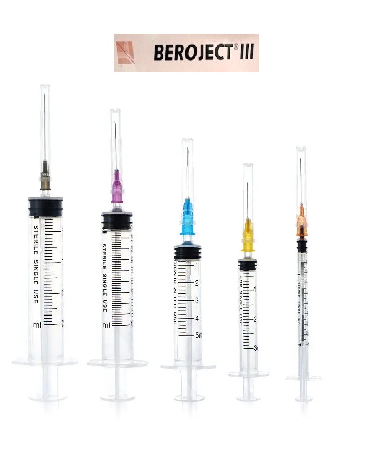 BEROJET III c_ago_1 Siringa BEROJECT ®III con ago 25G - 1 ml. insulina 100 UI - conf. 100 pz.