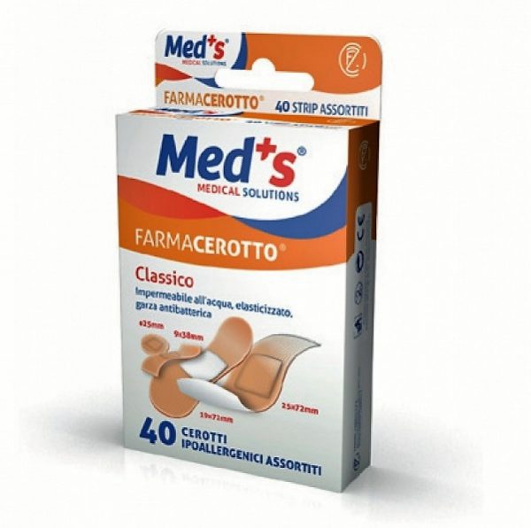 Cerotti strip in POLIURETANO elasticizzato - conf. 40 pz. assortiti