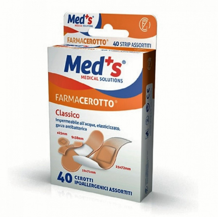 Cerotti strip in POLIURETANO elasticizzato - conf. 40 pz. assortiti