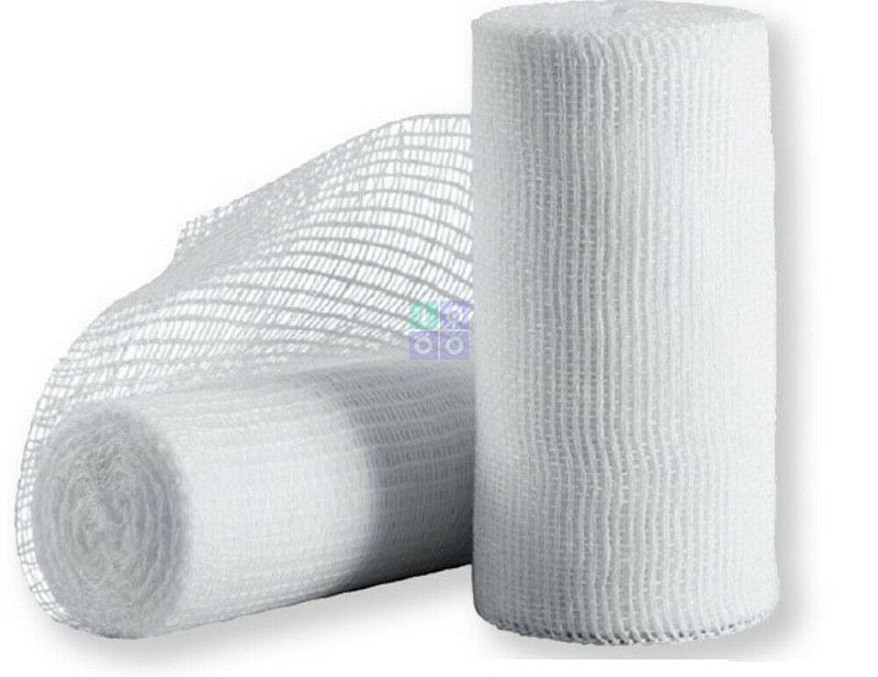 5737.jpg benda di garza orlata idrofila cm. 10 x 5 mt. non sterile - conf. 10 pz.