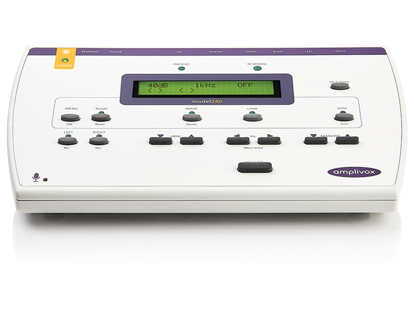 TORINOMED - AUDIOMETRO DIAGNOSTICO AMPLIVOX 240 - via aerea - via ossea - mascheramento