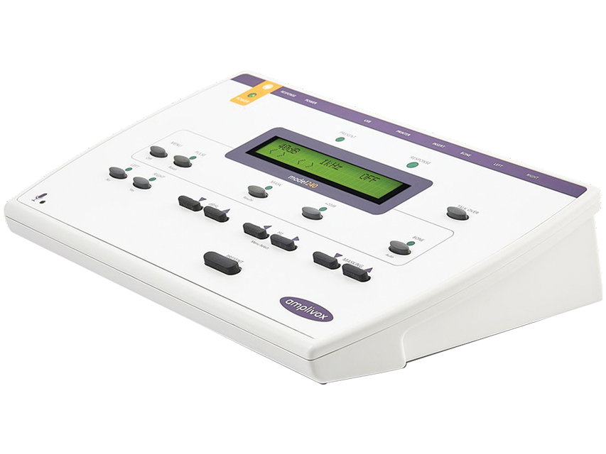 53551_a AUDIOMETRO DIAGNOSTICO AMPLIVOX 240 - via aerea - via ossea - mascheramento