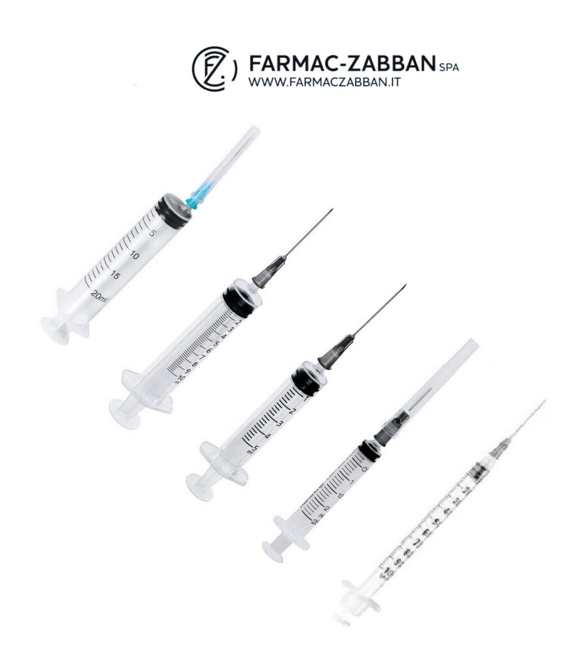 FZ_c_ago Siringa FARMATEXA® Softouch con ago 21G - 20 ml. cono eccentrico - conf. 50 pz.