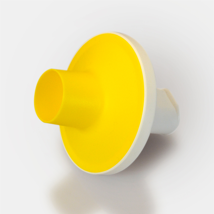 Spirometry Filter 83-B - Per spirometri Mir 30887 - GIALLO Filtro antibatterico antivirale 83 B con Boccaglio integrato per spirometri MIR - GIALLO - Conf. 100 pz.