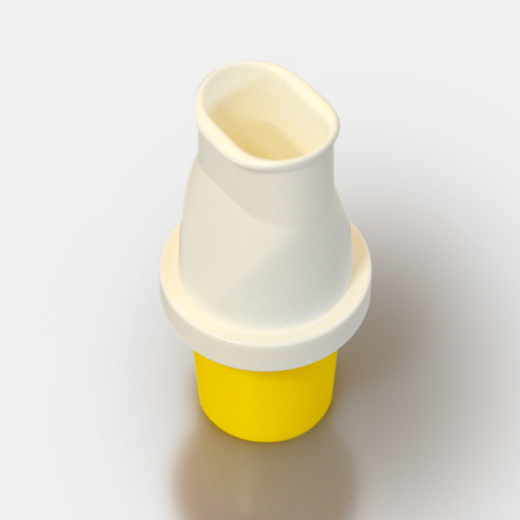 Spirometry Filter Tube B Giallo Per spirometri Micro Medical - Vitalograph 30812 - BOCCAGLIO Filtro antibatterico Tube B con boccaglio integrato per spirometri MIR - GIALLO - Conf. 250 pz.