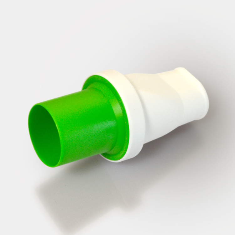 Spirometry Filter Tube C Verde Per spirometri Cosmed - Medisoft-30814-1 Filtro antibatterico antivirale TUBE C con Boccaglio integrato per spirometri Cosmed - VERDE - Conf. 250 pz.