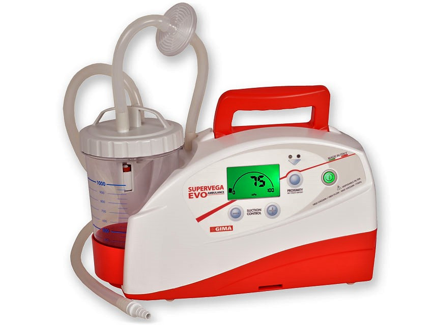 Aspiratore a batteria SUPERVEGA EVO da ambulanza