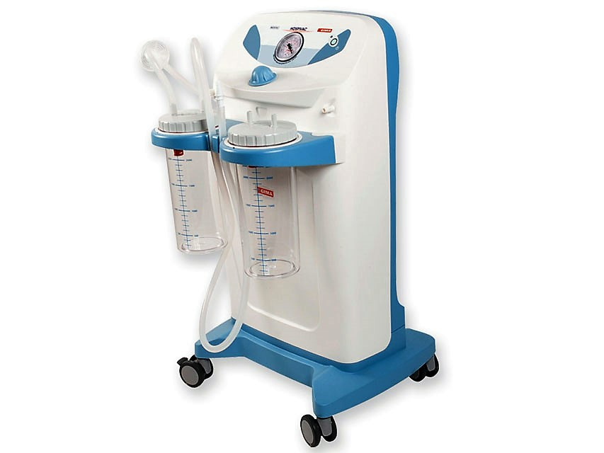 Aspiratore CLINIC PLUS - 2 vasi da 2 litri