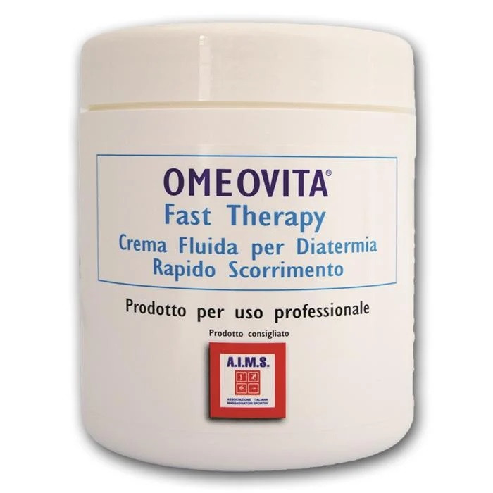 6042.jpg Crema fluida FAST per diatermia ad alto scorrimento Omeovita, barattolo da 1 Kg