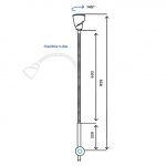 30723_c Lampada a LED ALFA-FLEX - su carrello
