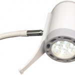 Lampada HYRIDIA a 7 LED con braccio a pantografo - su carrello