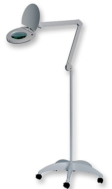 Lampada a  LED LUPA con lente - su carrello