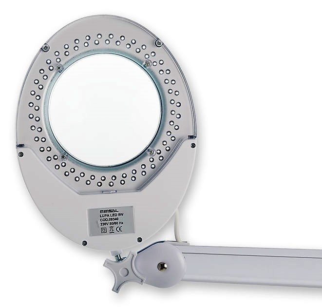 6230.jpg Lampada a LED LUPA con lente - su carrello