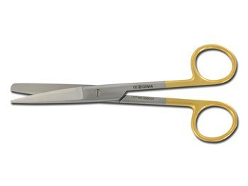 Forbici rette C.T. - punte alterne - 14,5 cm Forbici rette C.T. - punte alterne - 14,5 cm