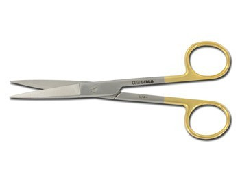 Forbici rette C.T. - punte alterne - 14,5 cm Forbici rette C.T. - punte alterne - 14,5 cm