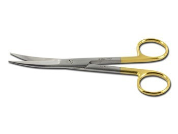 Forbici rette C.T. - punte alterne - 14,5 cm