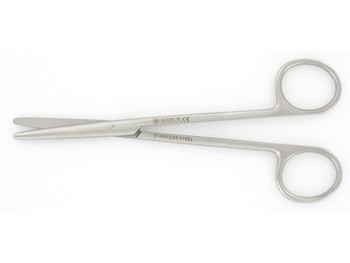 Forbici chirurgiche rette in acciaio inox - Metzenbaum - 18 cm