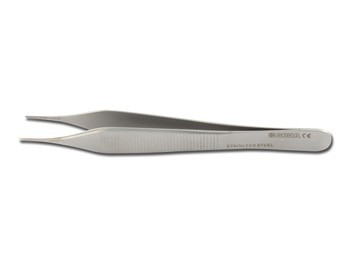 Pinza Adson micro in acciaio inox - 12 cm