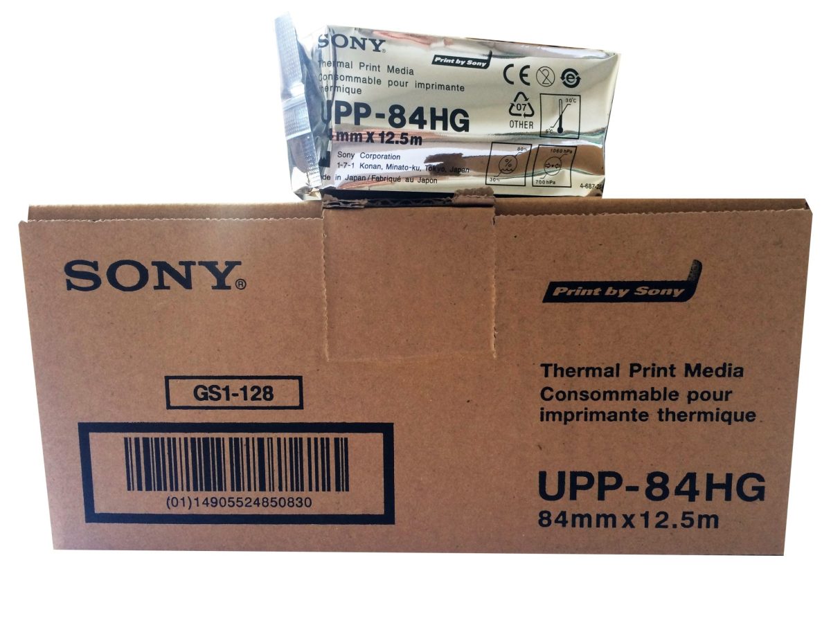 Carta b/n SONY MOD. UPP 84HG, rotolo f.to 84mm.x12,5mt, conf.da 10 rotoli Carta b/n SONY MOD. UPP 84HG, rotolo f.to 84mm.x12,5mt, conf.da 10 rotoli