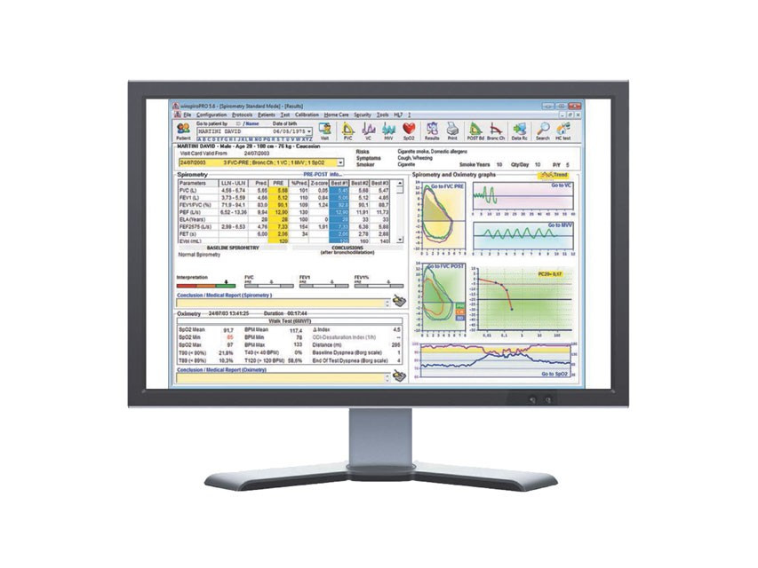 4311.jpg NUOVO SPIROLAB® 7” TOUCHSCREEN con display a colori, stampante e software