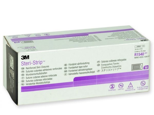 Torinomed - Suture Adesive STERI-STRIP 3M, RINFORZATE, 3 x 75 mm. Cf. 250 Pz. (50 Buste Da 5 Pz.) Torinomed - Suture Adesive STERI-STRIP 3M, RINFORZATE, 3 x 75 mm. Cf. 250 Pz. (50 Buste Da 5 Pz.)