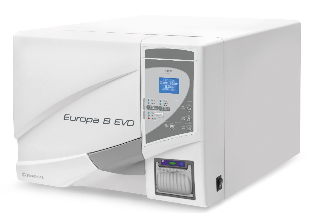 5075.jpg Autoclave classe B Europa B Evo,Sistema P.I.D. (Proporzionale Integrale Derivato),15 litri