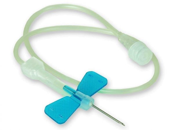 2100324123 TORINOED - AGO A FARFALLA 23G - MONOUSO - STERILE CON SISTEMA DI SICUREZZA - LUER LOCK - conf. 50 pz.