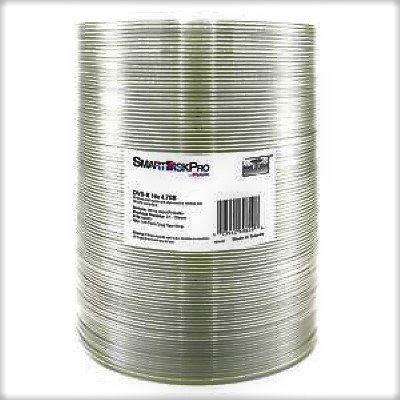 5498.jpg VERBATIM DVD-R 4.7 GB 120 min 16x Shrink 600 pz. VERBATIM Smart Disk Pro Stampabile Bianca 21-118 mm. - CD AD USO MEDICALE (€ 0,24 cad.)