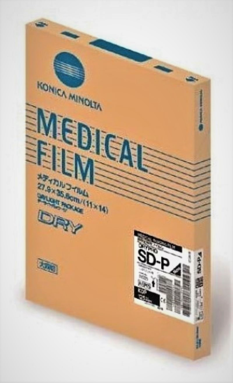 5568.jpg Pellicola radiografica Konica Minolta Dry Pro SD/P, cm 27.9 x 35.6, cf 125 pellicole