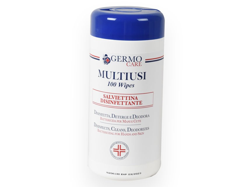 SALVIETTINE DISINFETTANTI - barattolo da 100 salviette