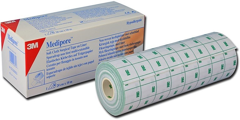 Torinomed - Cerotto ipoallergenico in TNT elastico 3M MEDIPORE™ - H mm. 15 x 10 mt.