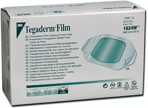 Torinimed - Medicazioni trasparenti per la protezione delle ferite 3M Tegaderm Confezione da 100 - 6x7 cm