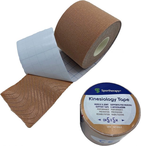 Torinomed - SPORTHERAPY KINESIOLOGY TAPE 5 cm. x 5 mt. - colore NATURALE Torinomed - SPORTHERAPY KINESIOLOGY TAPE 5 cm. x 5 mt. - colore NATURALE