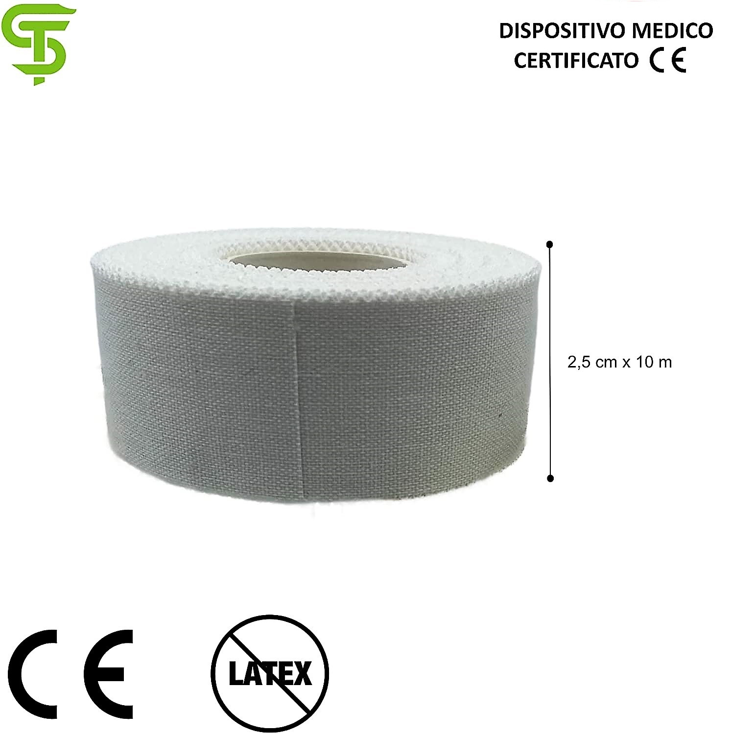Torinomed - SPORT  TAPE   benda anelastica cm. 2,5 x 10 mt. - Conf. 48 pz. (€.1,60 cad.)