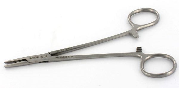 Torinomed - Porta aghi in acciaio inox Crile Wood - 20 cm