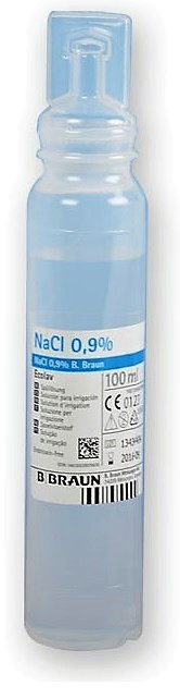 Torinomed - Soluzione fisiologica di irrigazione e di lavaggio Ecolav NaCl 0,9% - B Braun, non richiudibile, sterile, 250 ml